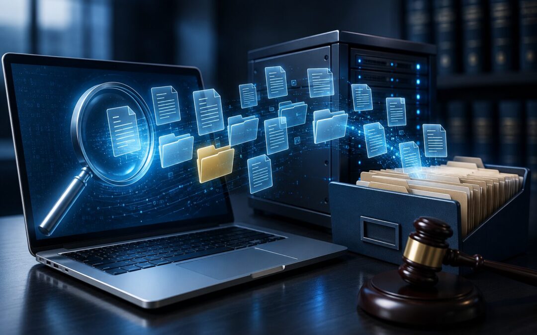Law firm archived case files being digitized and scanned